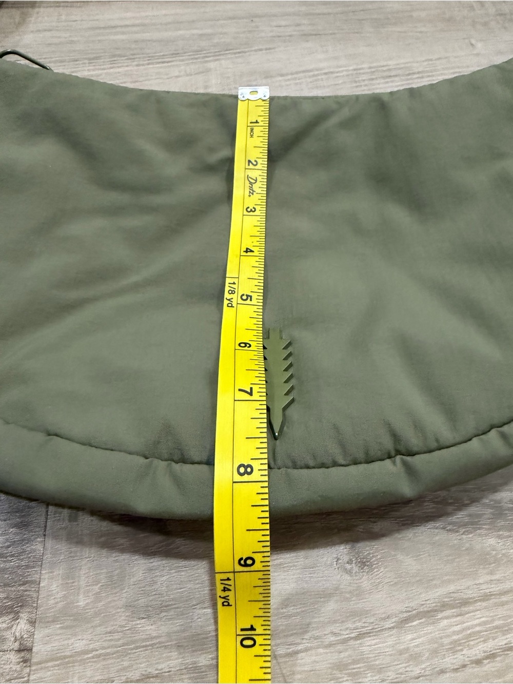 Thacker Cloud Sling Bag – Olive Green Crescent Crossbody - Picture 5 of 6